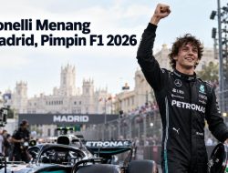 Antonelli Menang di Madrid, Pimpin F1 2026