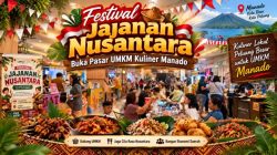 Festival Jajanan Nusantara Buka Pasar UMKM Kuliner Manado
