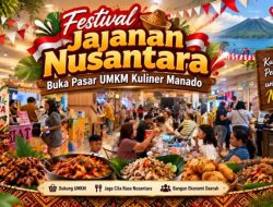 Festival Jajanan Nusantara Buka Pasar UMKM Kuliner Manado